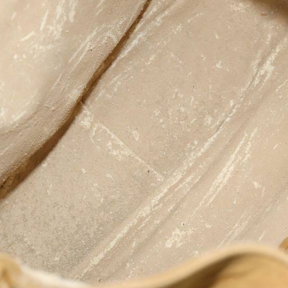 GUCCI Bamboo Hand Bag Leather 2way Beige Gold 001 14 1577 Auth bs19044 - Picture 9 of 16